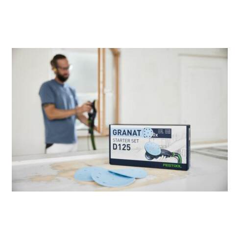 Festool Schuurmiddelen Granat D125 GR-Set