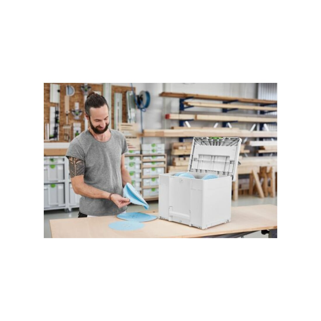 Festool Schuurmiddelen-Systainer³ Granat SYS-STF D225 GR-Set