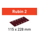 Festool schuurstrip STF 115X228 RU2/50 rubin 2-1
