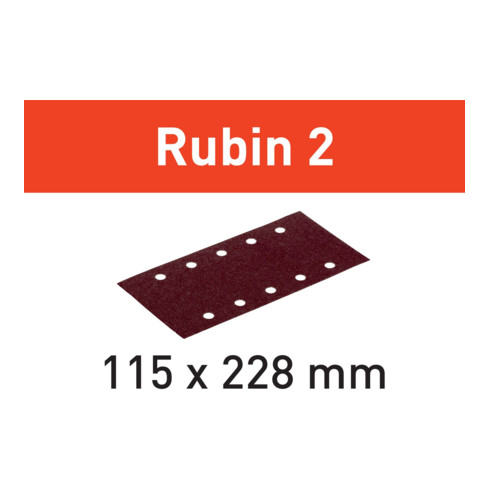 Festool schuurstrip STF 115X228 RU2/50 rubin 2