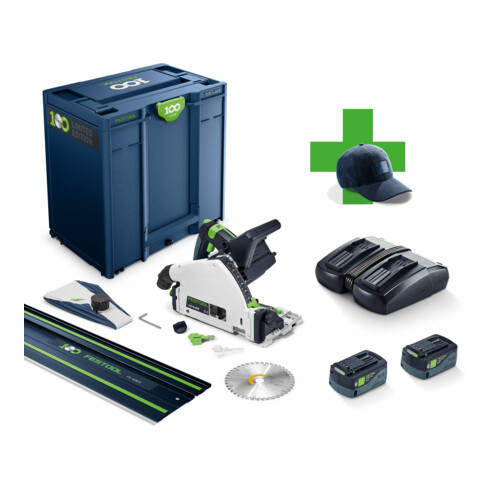 Festool Scie plongeante sans fil TSC 55 KEBI-Plus/XL-FS 100Y Édition limitée 18V