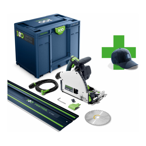 Festool Scie plongeante TS 60 KEBQ-Plus-FS 100Y Édition limitée, 1500 W