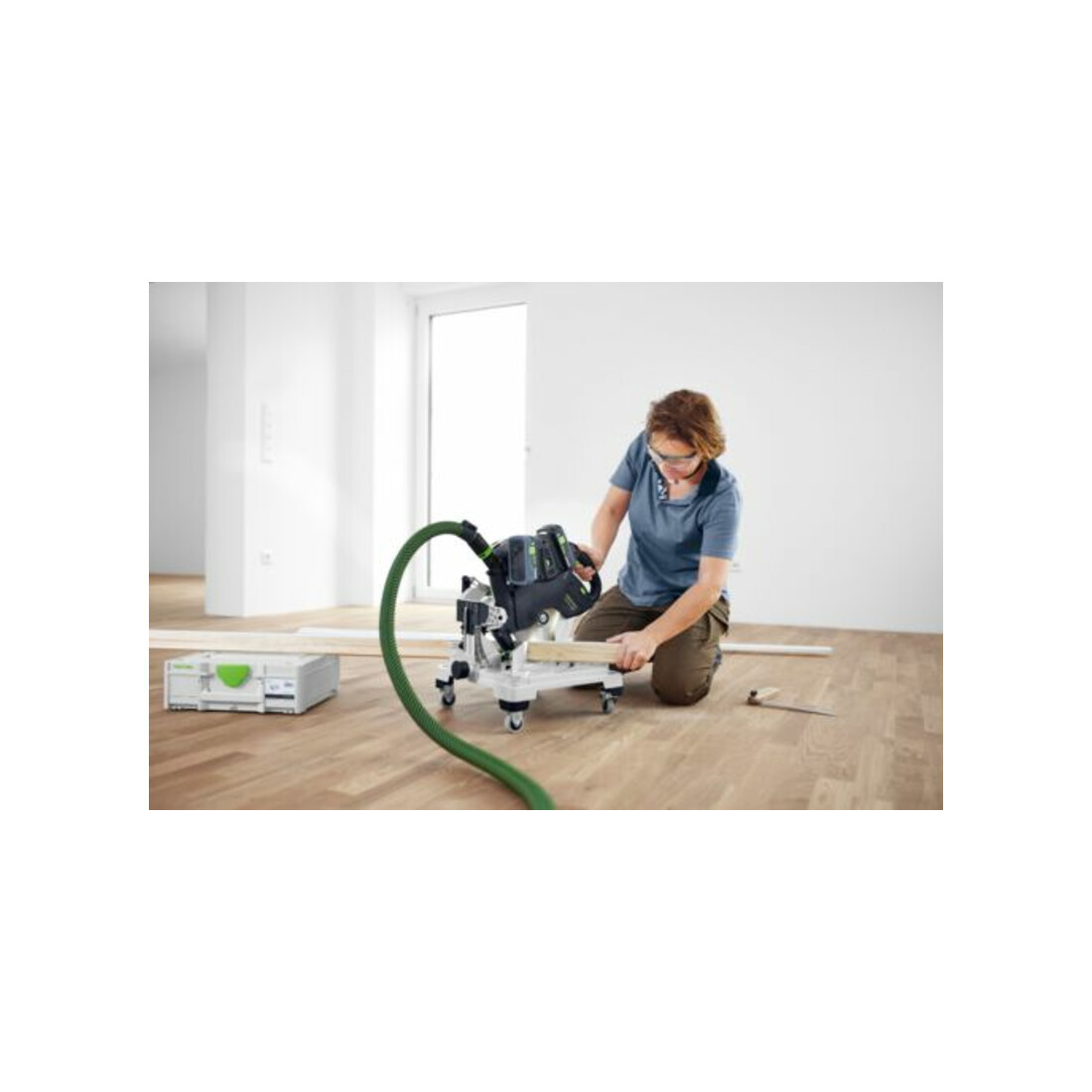Festool Sega a batteria per listelli SYMMETRIC SYMC 70 EB-Basic Mt Edt