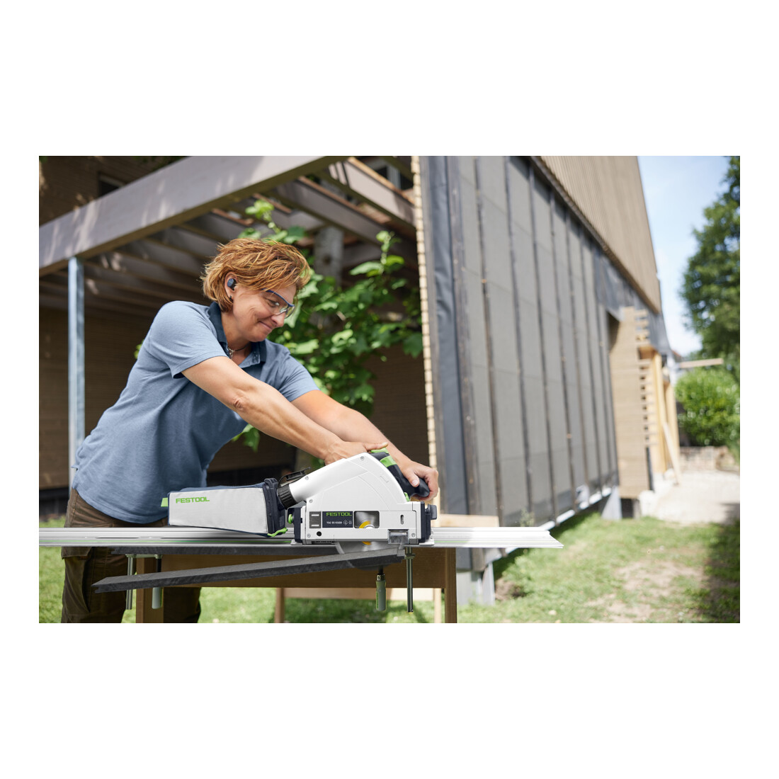 Festool Sega a immersione a batteria TSC 55 KSEB-Basic