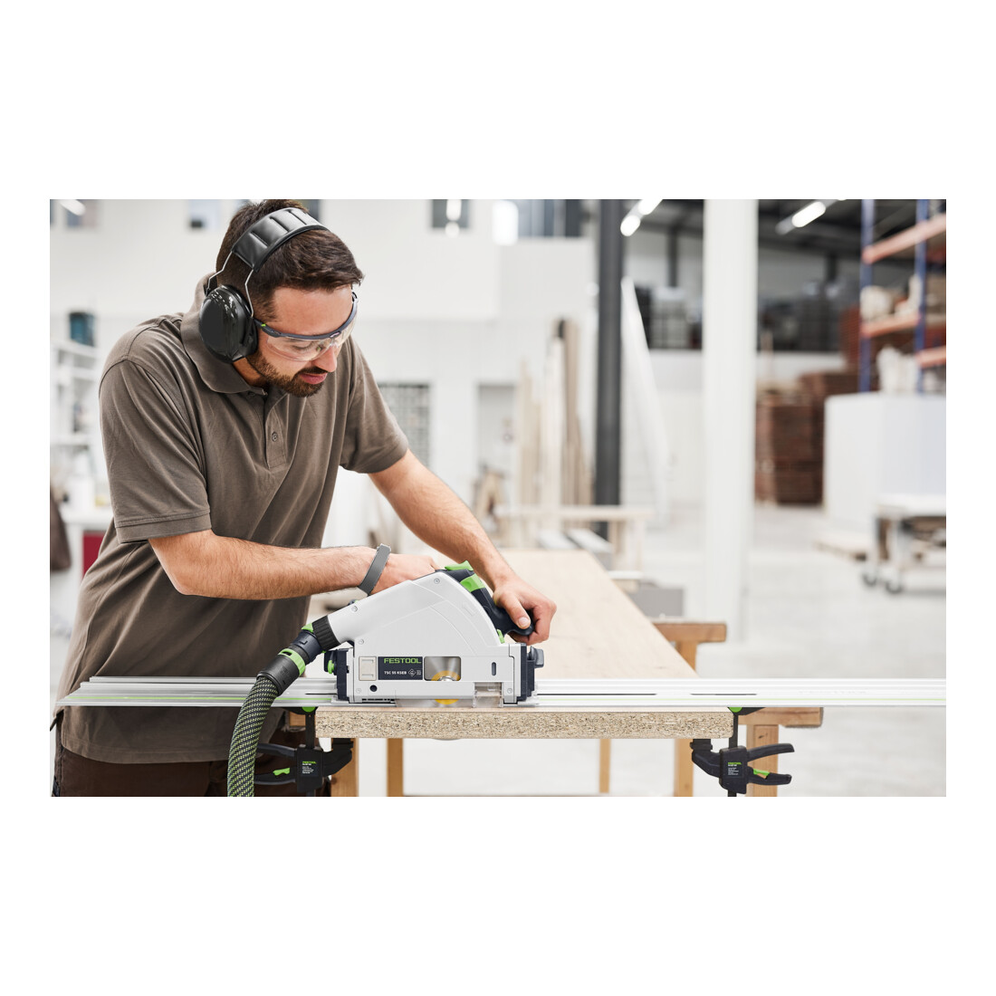 Festool Sega a immersione a batteria TSC 55 KSEB-Basic-FS