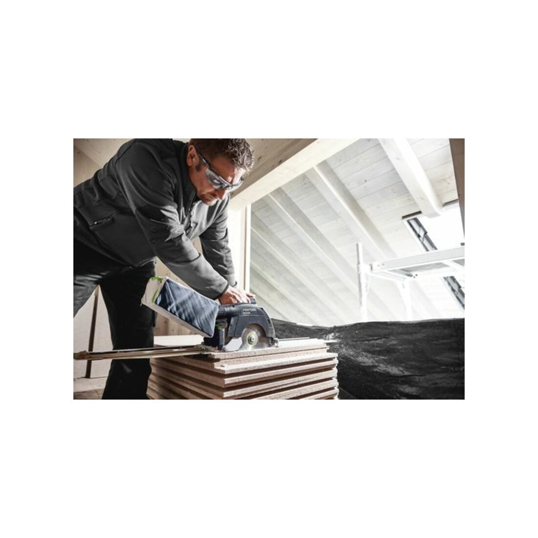 Festool Sega circolare a batteria HKC 55 EB-Basic-5 (Batteria omaggio)