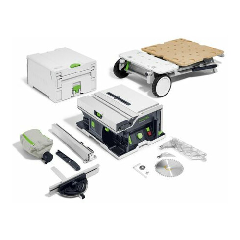 Festool Sega circolare da banco a batteria CSC SYS 50 EBI Basic Set