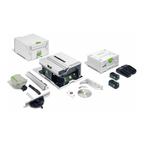 Festool Sega circolare da banco a batteria CSC SYS 50 EBI-Plus
