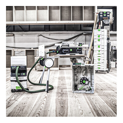 Festool Sega circolare da banco a batteria CSC SYS 50 EBI-Plus