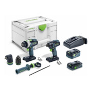 Festool Set avvitatore e trapano TID 18 set 5,2/4,0 TPC 18/4-1