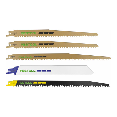 Festool Set de lames de scie sabre RS-Sort/5