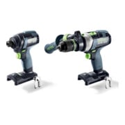 Festool Set de visseuse et perceuse TID 18 Basic-Set TPC 18/4-2