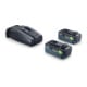 Festool Set d’énergie 18V 2xTBX8/SCA16