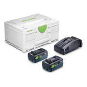 Festool Set d'énergie SYS 18V 2xTBX8/SCA16-2