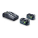 Festool Set energia 18V 2xTBX4/TCL6-2