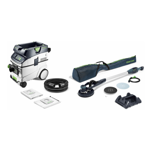 Festool Set Levigatrice a Collo Lungo e Aspiratore PLANEX LHS-E 225/CTL 36
