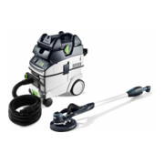 Festool Set ponceuse à long col et aspirateur PLANEX LHS-E 225/CTM 36-2