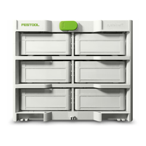Festool Systainer³ Rack SYS3-RK/6 M 337-Set
