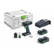 Festool Trapano avvitatore a batteria T 18+3 HPC 4,0 I-Plus