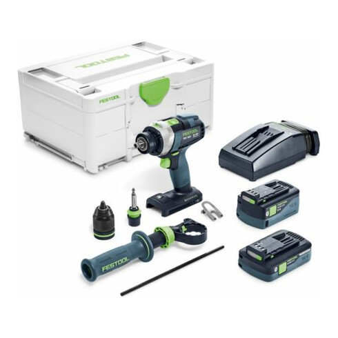 Festool Trapano avvitatore a batteria TPC 18/4 5,0/4,0 I-Plus QUADRIVE