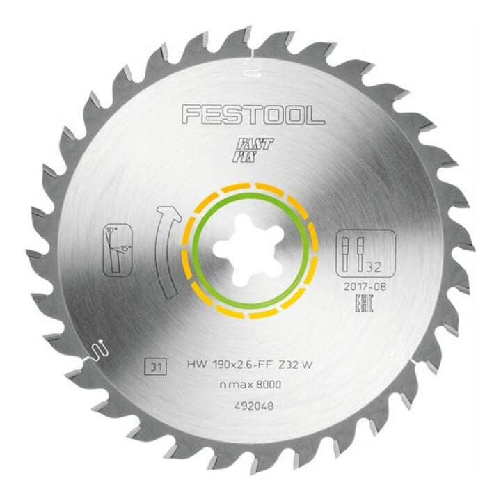 Festool Universal-Sägeblatt 190x2,6 FF W32
