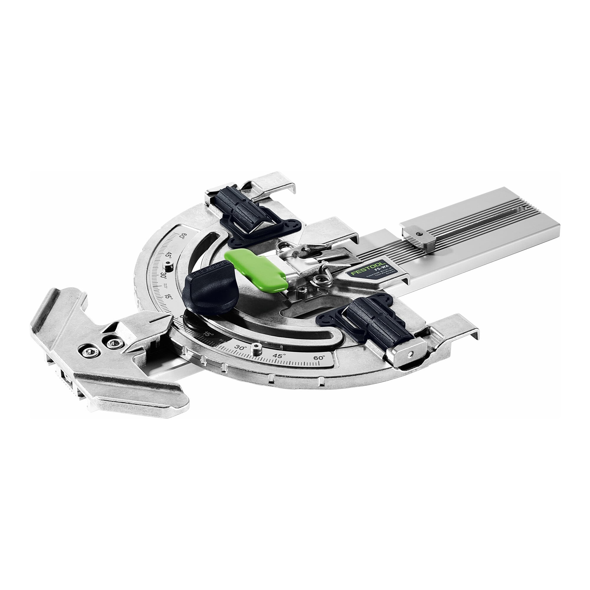 Festool FS-WA Winkelanschlag mit präziser Einstellung und hoher Stabilität für den Einsatz in der Führungsschiene FS 1400/2 oder FS 1080/2, 577040