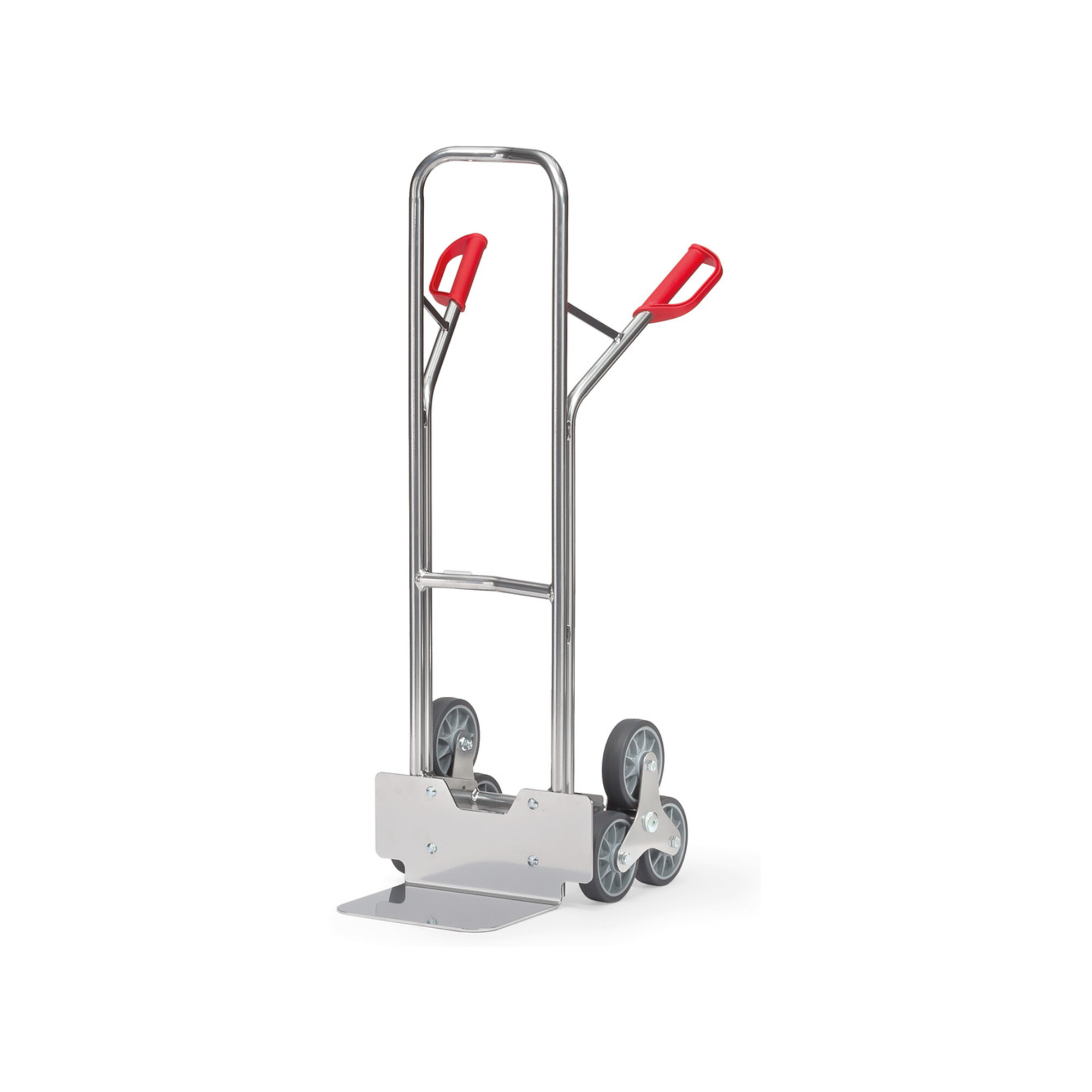 fetra Alu-Treppenkarre 1325 3-arm. Rad-Stern - Tragkraft 200kg Schaufel 25x32cm