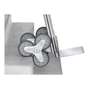fetra Alu-Treppenkarre 1325 3-arm. Rad-Stern - Tragkraft 200kg Schaufel 25x32cm-2