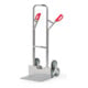 fetra Alu-Treppenkarre 1326 3-arm. Rad-Stern - Tragkraft 200kg Schaufel 30x48cm