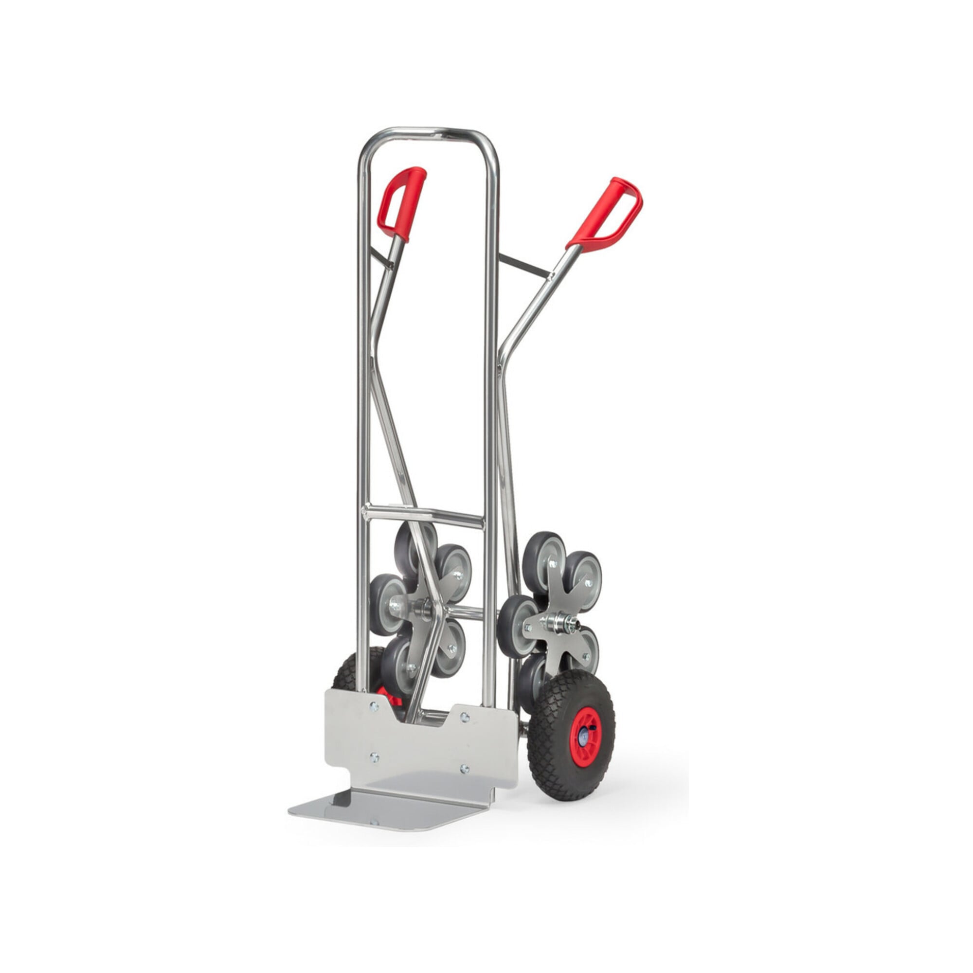 fetra Alu-Treppenkarre 1327 5-arm. Rad-Stern - Tragkraft 200kg Schaufel 25x32cm