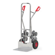 Fetra Alu-Treppenkarre 1328 5-arm. Rad-Stern - Tragkraft 200kg Schaufel 30x48cm-2
