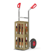 fetra Alu-Stapelkarre, 150 kg Tragkraft, Höhe 1150 mm, Standardschaufel-4