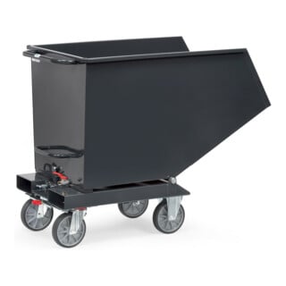 fetra Benne 4702 gris anthracite avec robinet de vidange