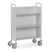fetra Bürowagen mit geneigten Böden 4891 - Tragkraft 150kg TPE-Reifen-2
