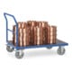 fetra Chariot à barre de poussée 12502 - charge max. 1200kg Pneus Elastic