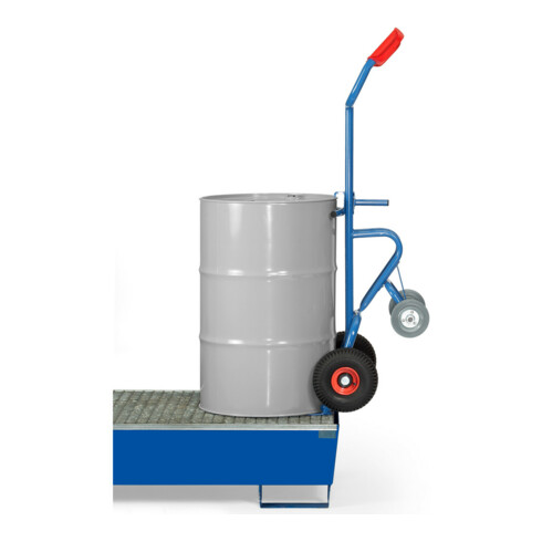 fetra Chariot à fûts 306 L - à pneus gonflables, charge max. 300 kg