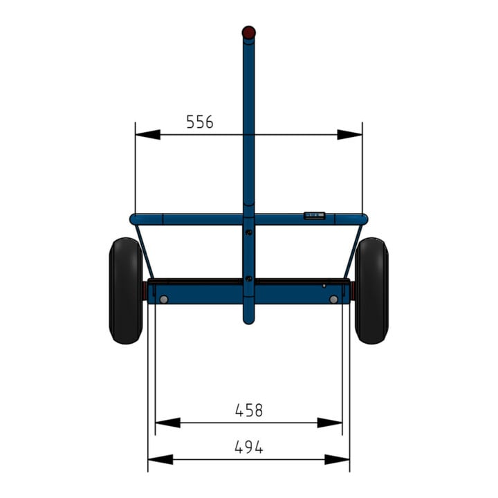 fetra Chariot à main avec plancher 4092V