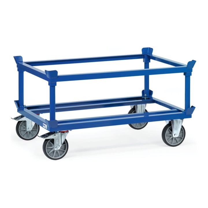fetra Chariot à palettes 22800 - plateau 1010x810mm pneus TPE