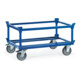 fetra Chariot à palettes 22802 - plateau 1210x1010mm pneus TPE-5