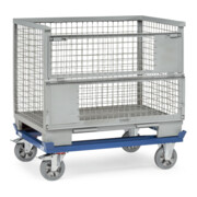 fetra Chariot à palettes 22809 - plateau 810x610mm pneus élastiques-2