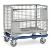 fetra Chariot à palettes 22810 - plateau 1010x810mm pneus élastiques-2
