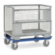 fetra Chariot à palettes 22811 - plateau 1210x810mm pneus élastiques-4