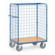 fetra Parcel Trolley 848+ parois grillagées, charge max. 600kg avec pneus TPE-1