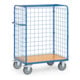 fetra Parcel Trolley 848+ parois grillagées, charge max. 600kg avec pneus TPE-1