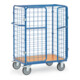 fetra Chariot à paquets 8481-3 DG-parois DF-portes - charge max. 600kg TPE-pneus