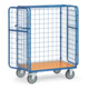 fetra Chariot à paquets 8481-3 DG-parois DF-portes - charge max. 600kg TPE-pneus