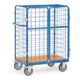 fetra Chariot à paquets 8481-3 DG-parois DF-portes - charge max. 600kg TPE-pneus