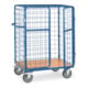 fetra Chariot à paquets 8482-3D DG-Murs DF-Portes Toit - charge max. 600kg Pneus TPE