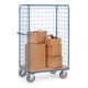 fetra Parcel Trolley 858+ parois grillagées, charge max. 600kg avec pneus TPE-3