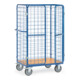 fetra Chariot à paquets 8582-3 parois DG portes DF - charge max. 600kg pneus TPE
